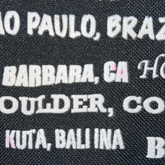 Volcom Black LA/Retail Store Locations - Tote/Beach Bag Y2K/Surf/Skate - Picture 5 of 14